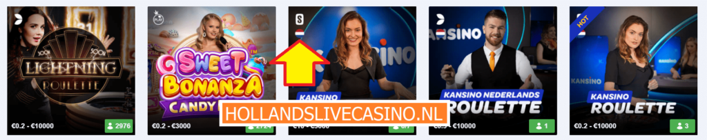 nederlandse live dealers kansino