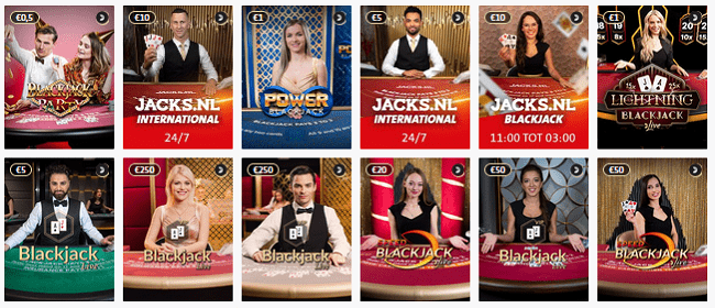 jacks live casino blackjack