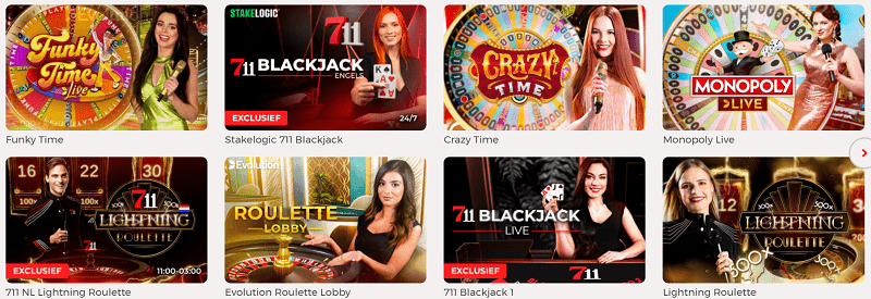 live casino 711