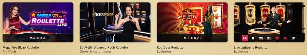 betmgm live roulette spellen